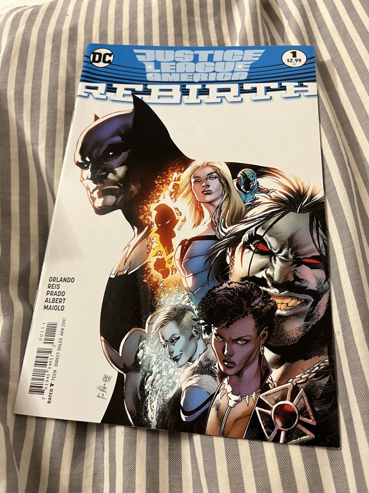 justice leauge america rebirth 2 komiks usa batman dc comics