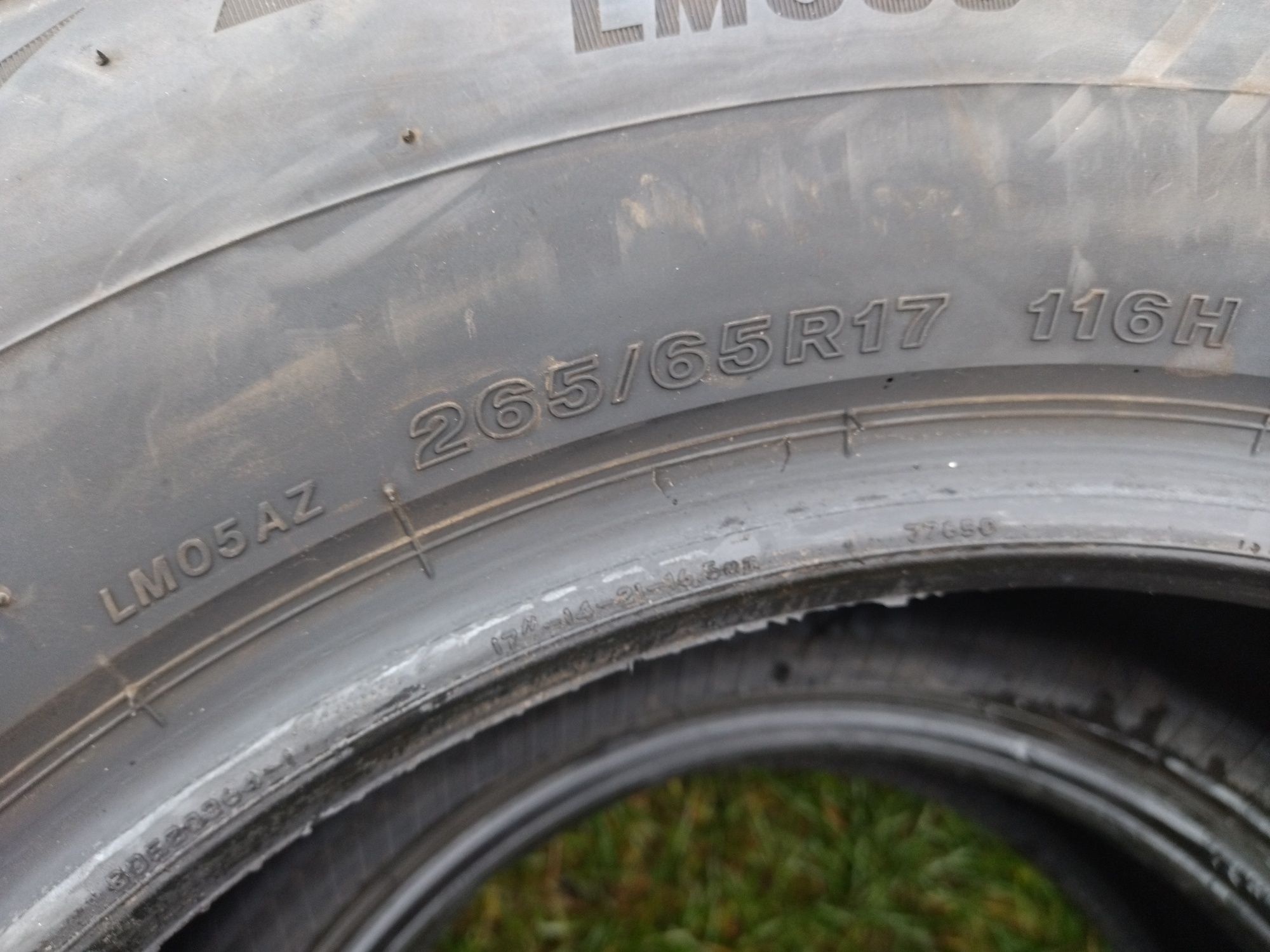 Opony zimowe 265/65R17 Bridgestone