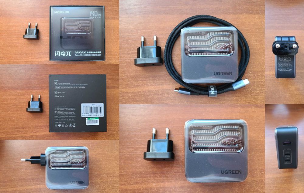 Зарядний пристрій Ugreen Nexode 140W PD 3.1 – Максимальна потужність!