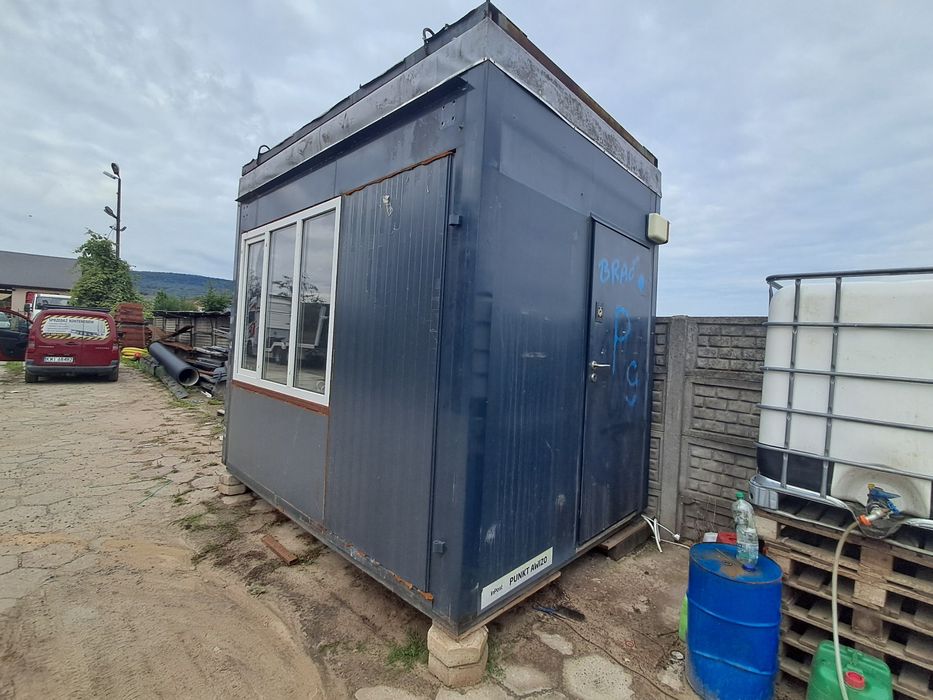 Kontener Biurowy socjalny stróżówka domek inne z transportem