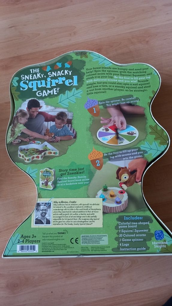 Gra edukacyjna The Sneaky, Snacky Squirre - 3+l