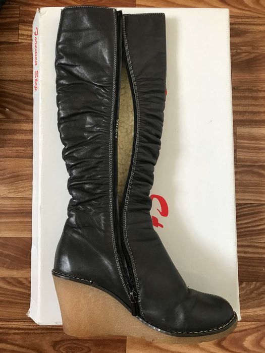 Сапоги Жіночі зимові шкіряні черевики 37 р.