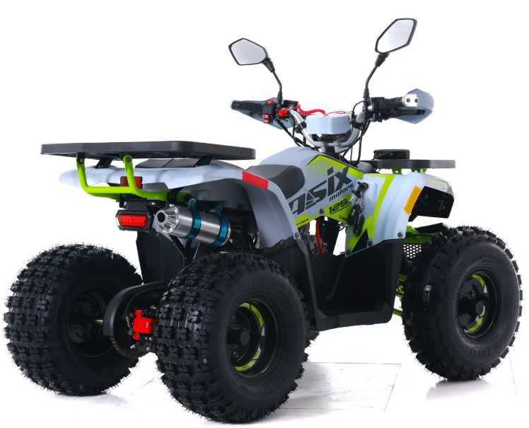 Quad ASIX HUNTER 125cc wsteczny 8 cali półautomat 7,5km dla dzieci