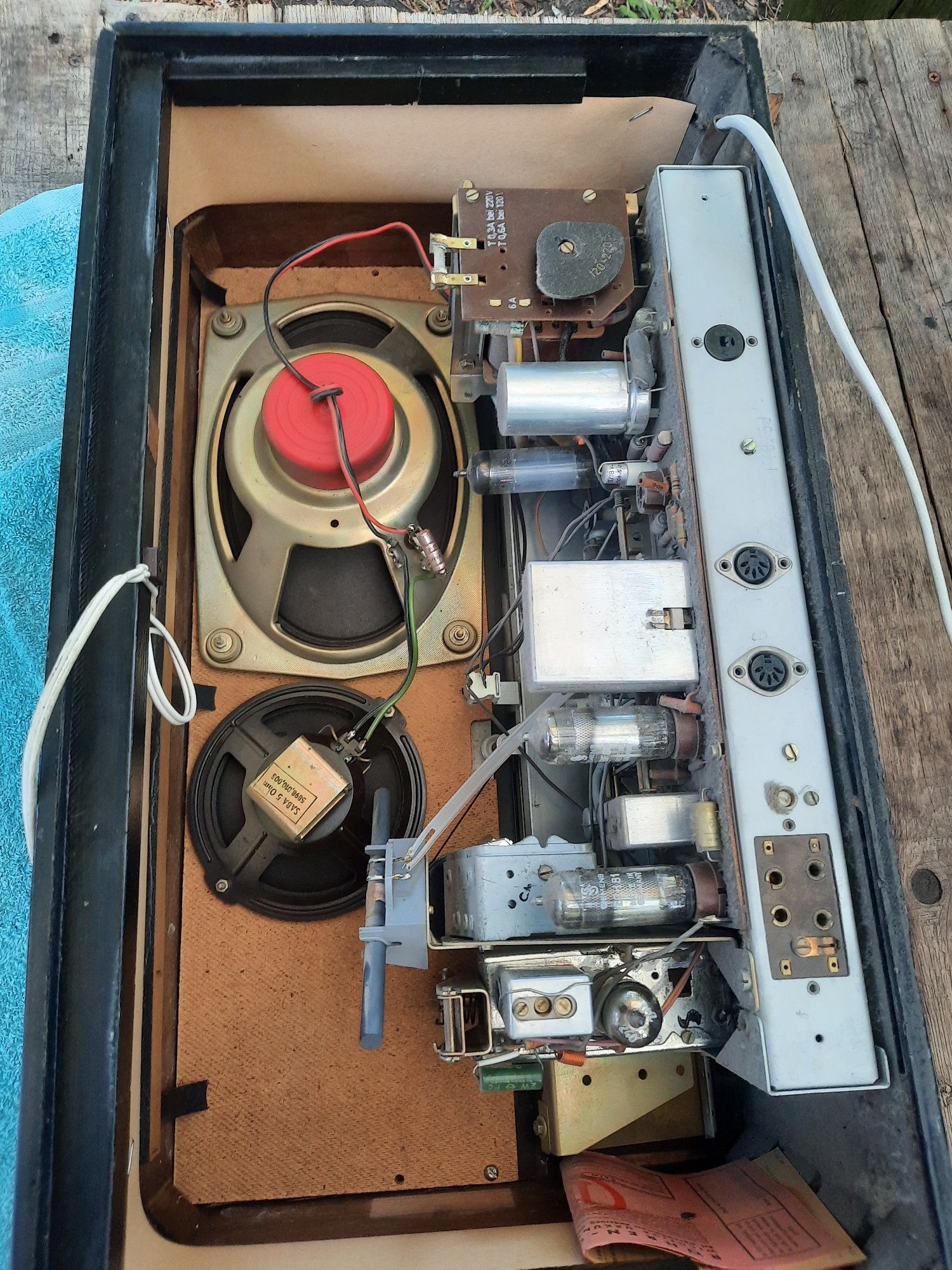 Radio lampowe (amplituner) Vintage Saba Villingen.