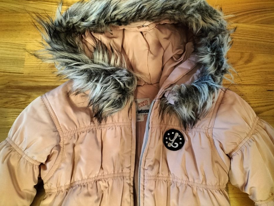 Kurtka dziewczęca Wójcik, r.104, pudrowy róż