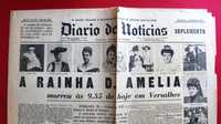 Morte da Rainha D. Amélia 1951 suplemento Diário de Noticias