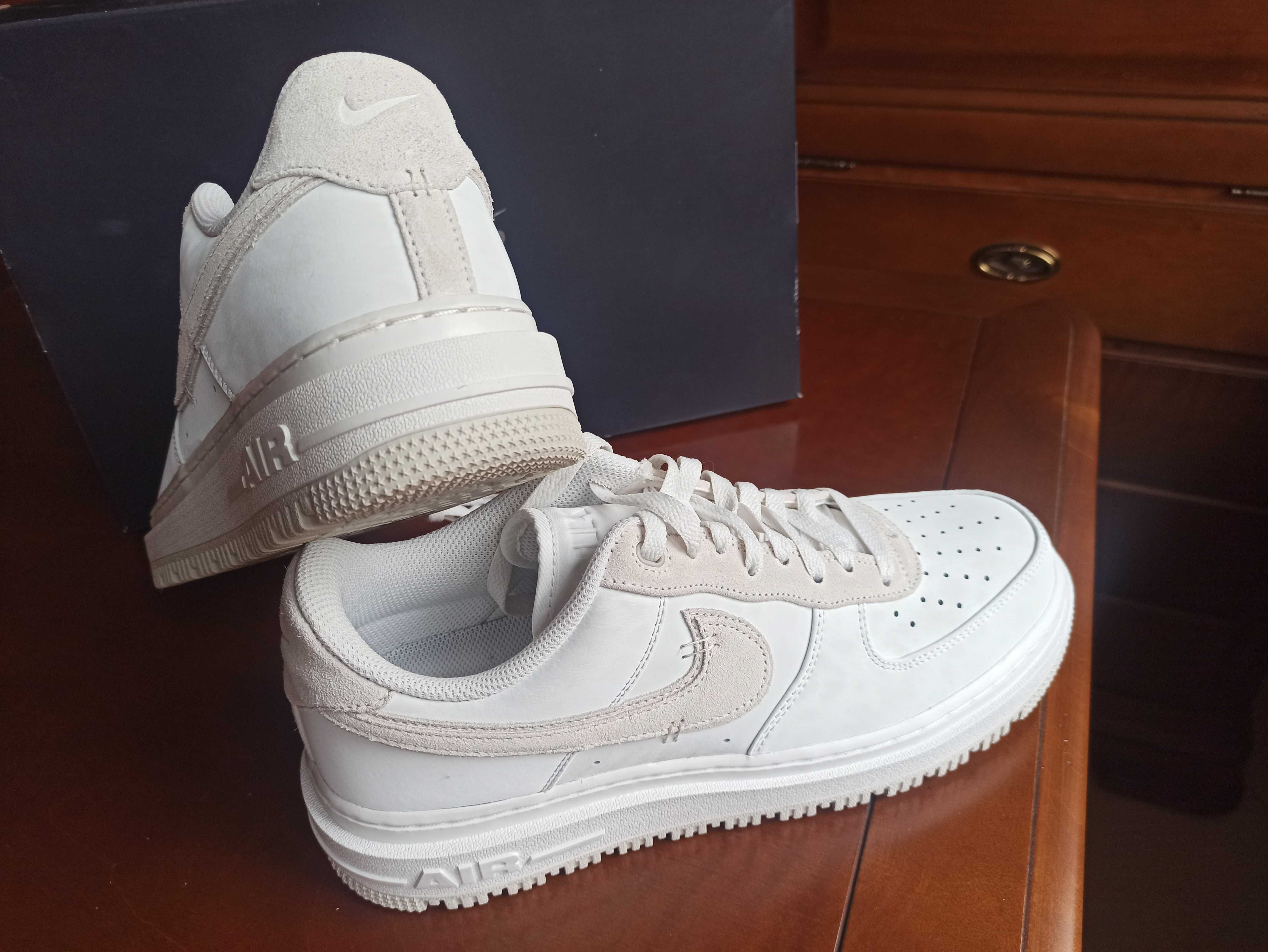 (r 44,5) Nike Air Force 1 Low Luxe Summit White Light Bone DD9605,-100