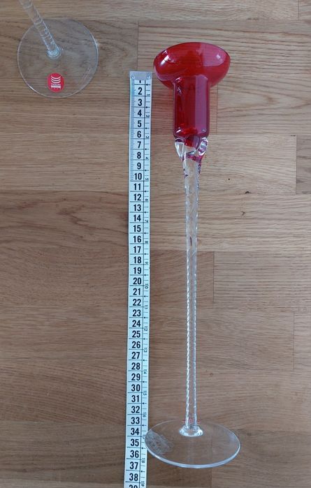 Castiçais em cristal