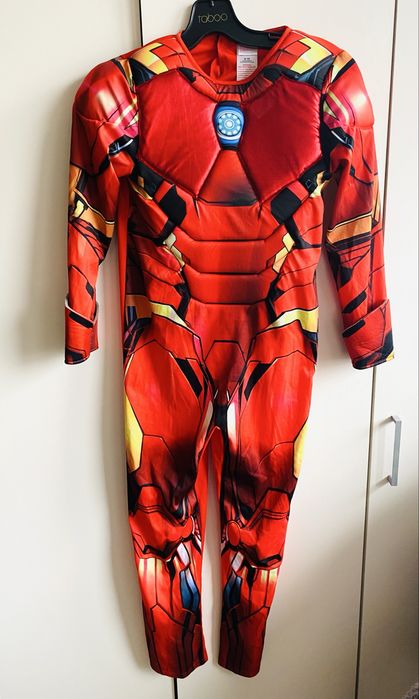 Strój kostium przebranie Iron Man Marvel rozmiar 134-140