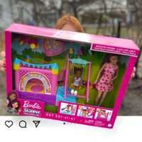 Ігровий набір Barbie Skipper Babysitters Inc гойдалка батут велосипед