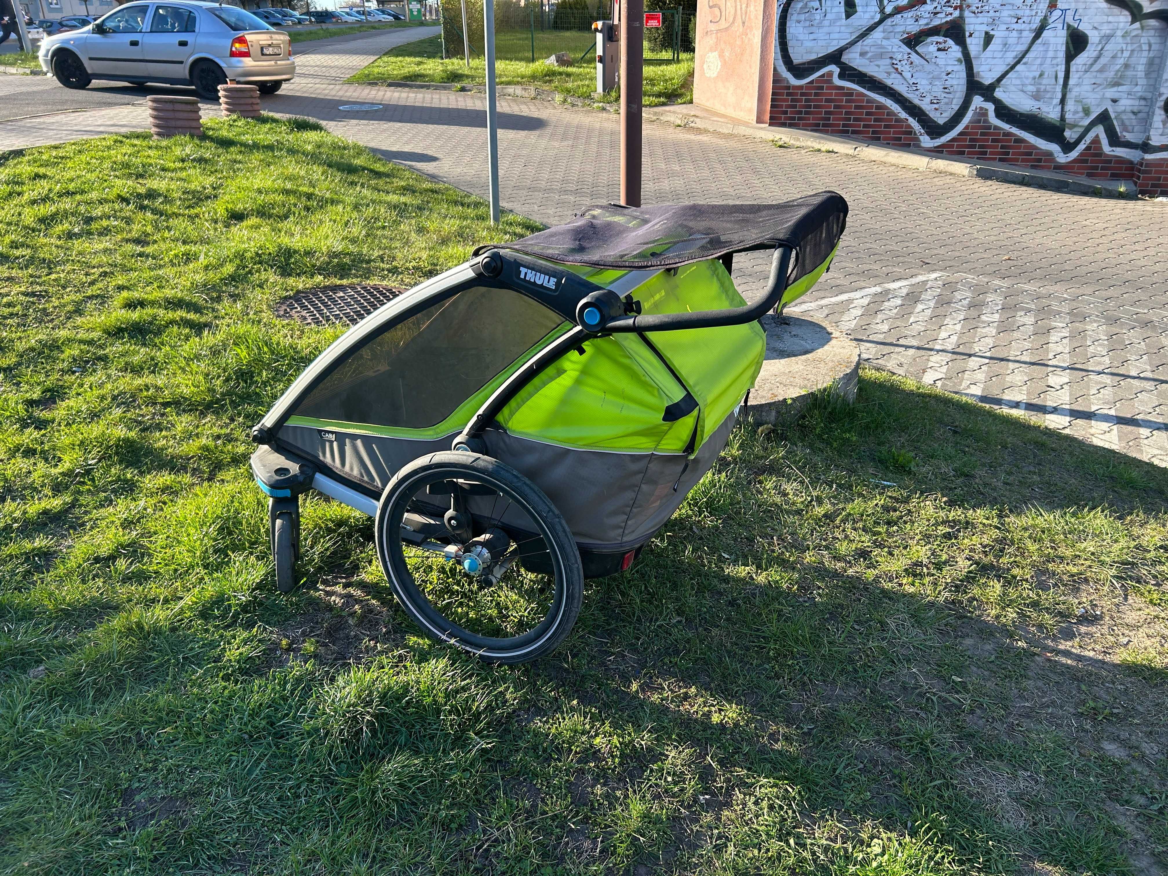 Thule Cab 2 XXL – Przyczepka Rowerowa 2w1 z Pełnym Wyposażeniem