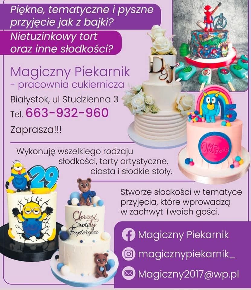 Torty, słodkie stoły wesele komunia chrzest urodziny