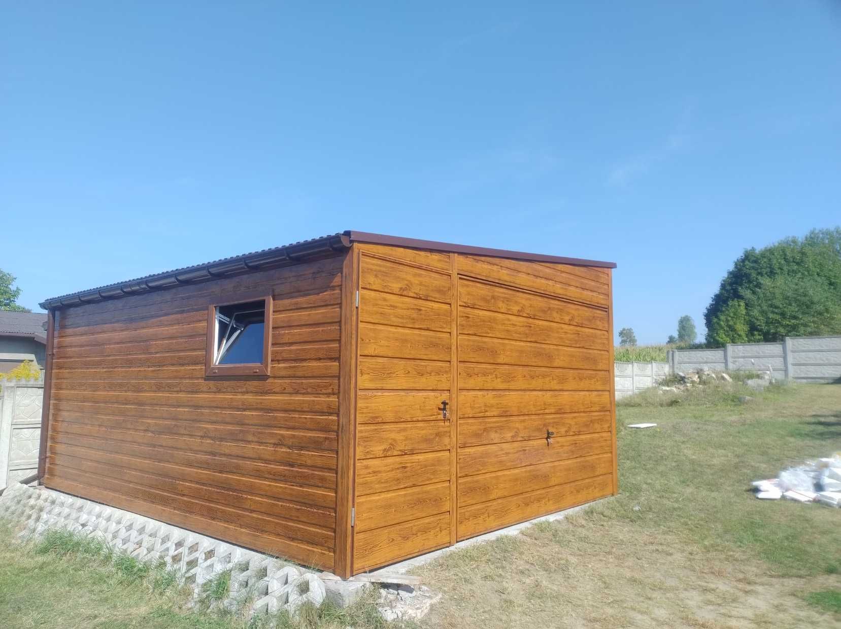 Garaż Blaszany Drewnopodobny Premium PRODUCENT!!!