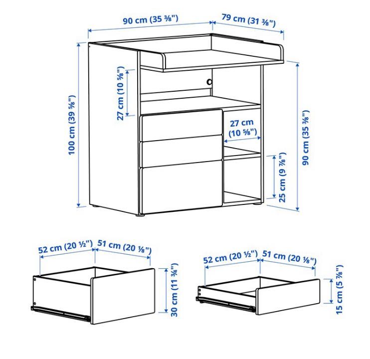 Trocador baby changing table