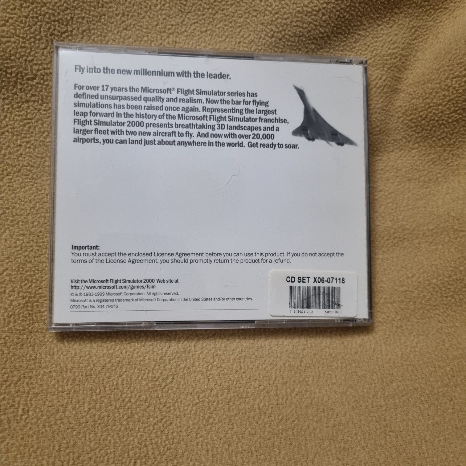 Microsoft Flight Simulator 2000 PC Wydanie premierowe