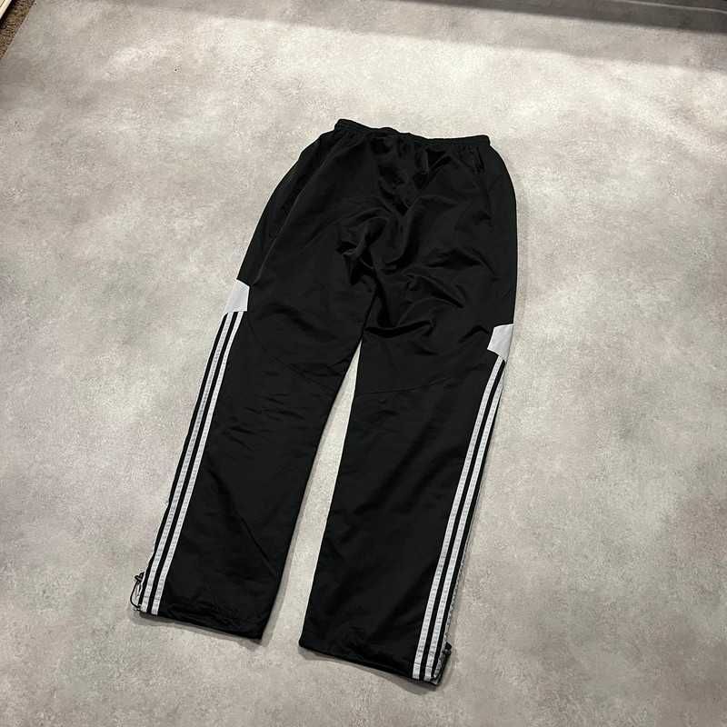 Vintage Szerokie Spodnie Adidas Ortalion Baggy Paski Retro Y2K 90s