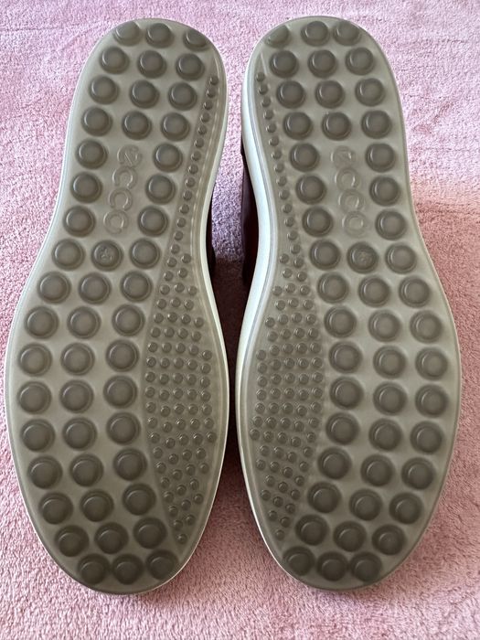 Ecco Cognac buty męskie kolor brązowy