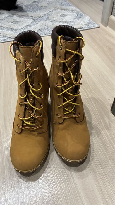 Timberland brazowe karmelowe botki tillstone 6 inch dbl wheat 37,5