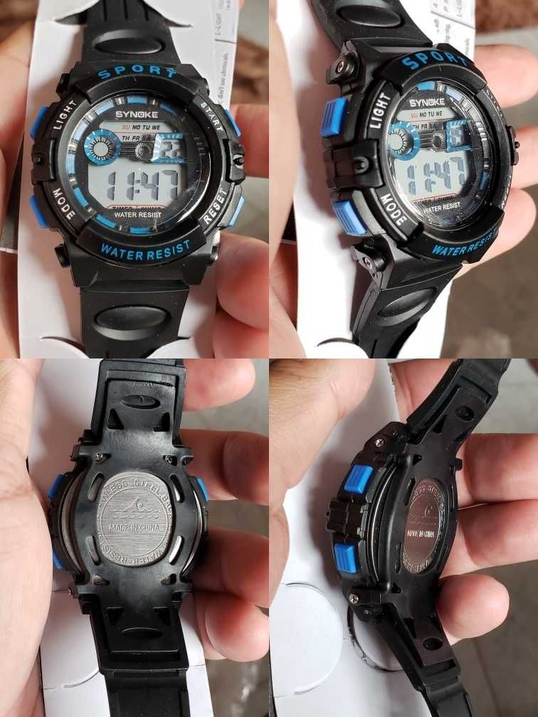Zegarek dla dziecka chłopca Synoke elektroniczny sportowy stoper WR30