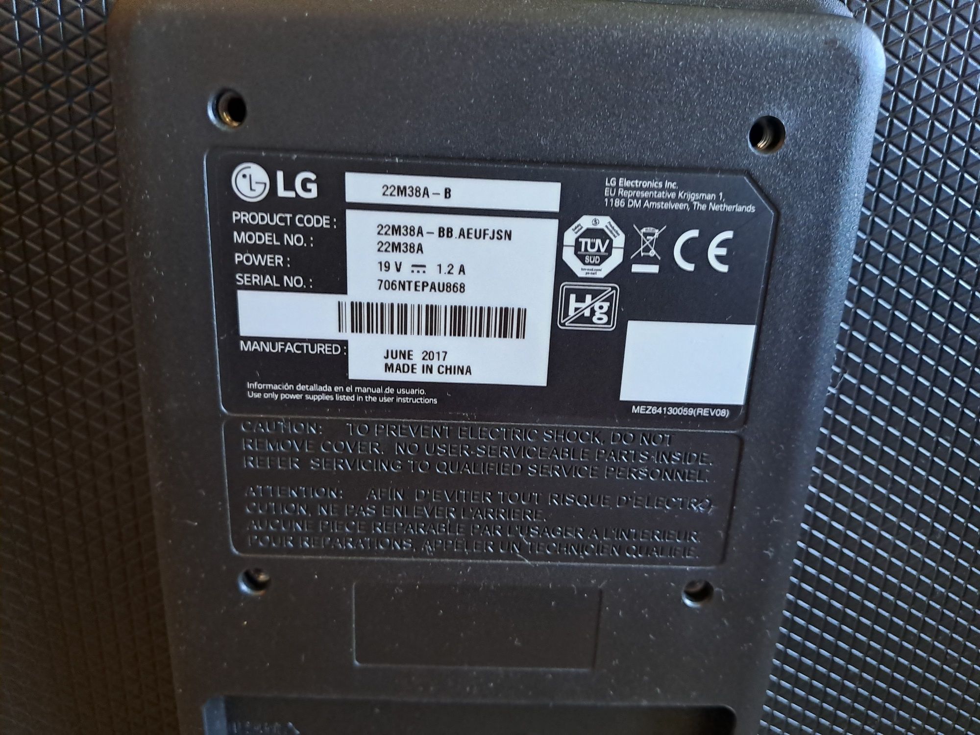 Monitor LG LED 22P