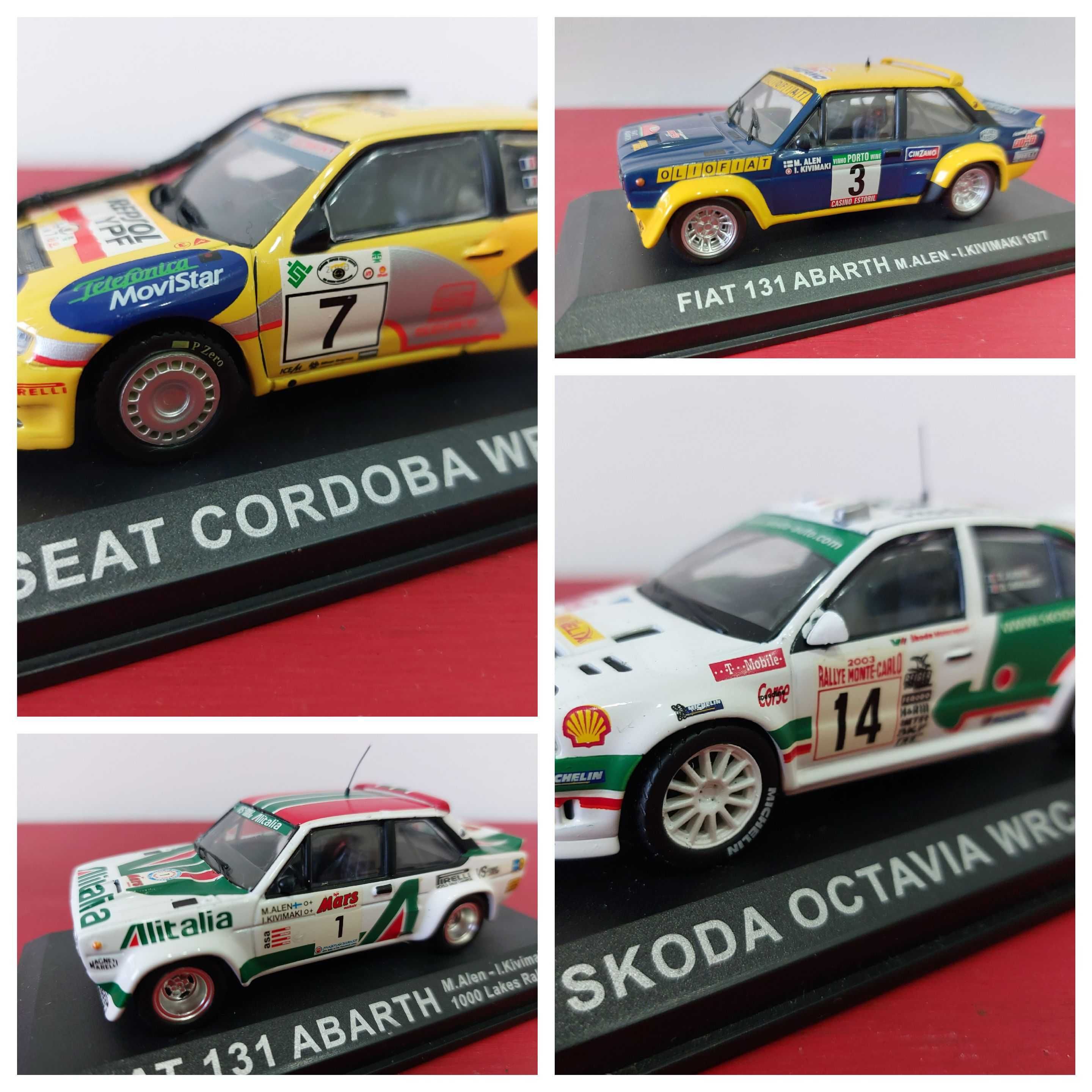 Miniaturas Colecionáveis Rally 1/43