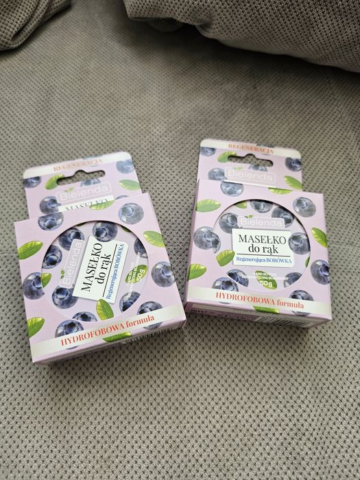 2x Bielenda regenerujące masełko do rąk borówka / borówkowe , 50ml