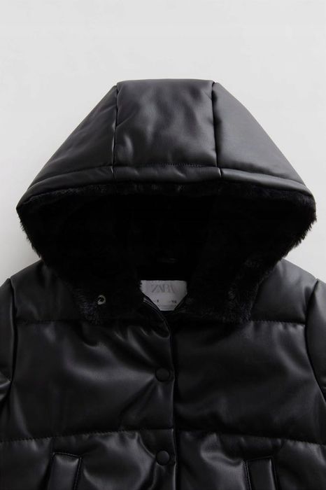 Zara Kinds zimowa kurtka puchowa 134 cm