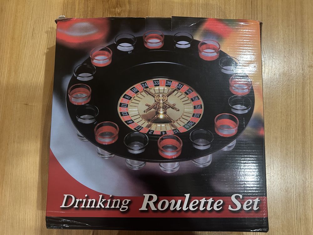 Рулетка, drinking roulette set, алкогольна гра.