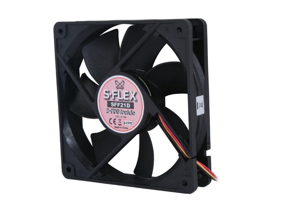 Ventoinhas Scythe S-FLEX 120mm (SFF21D) › 33.5CFM › 8.7dBA