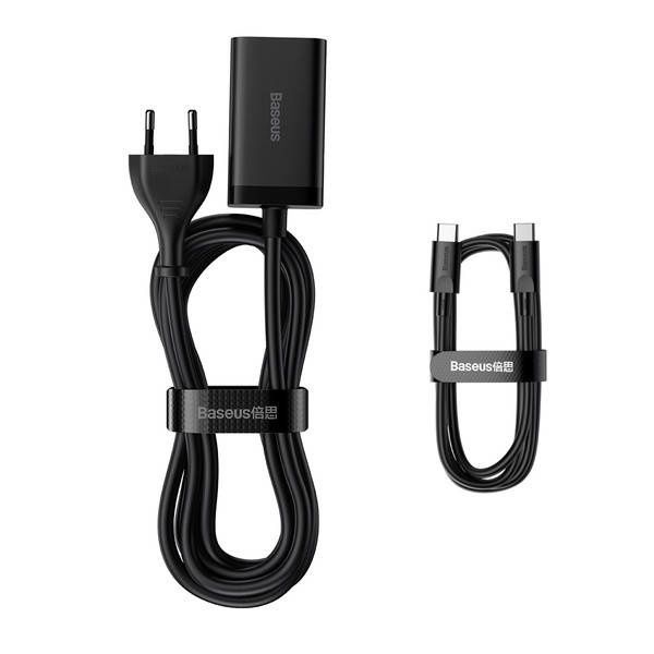 Мережевий зарядний пристрій Baseus GaN3 Pro 65W + 100w кабель