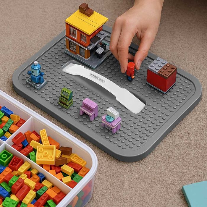 Для мальчиков и девочек конструктор,строительные блоки,2-уровневый