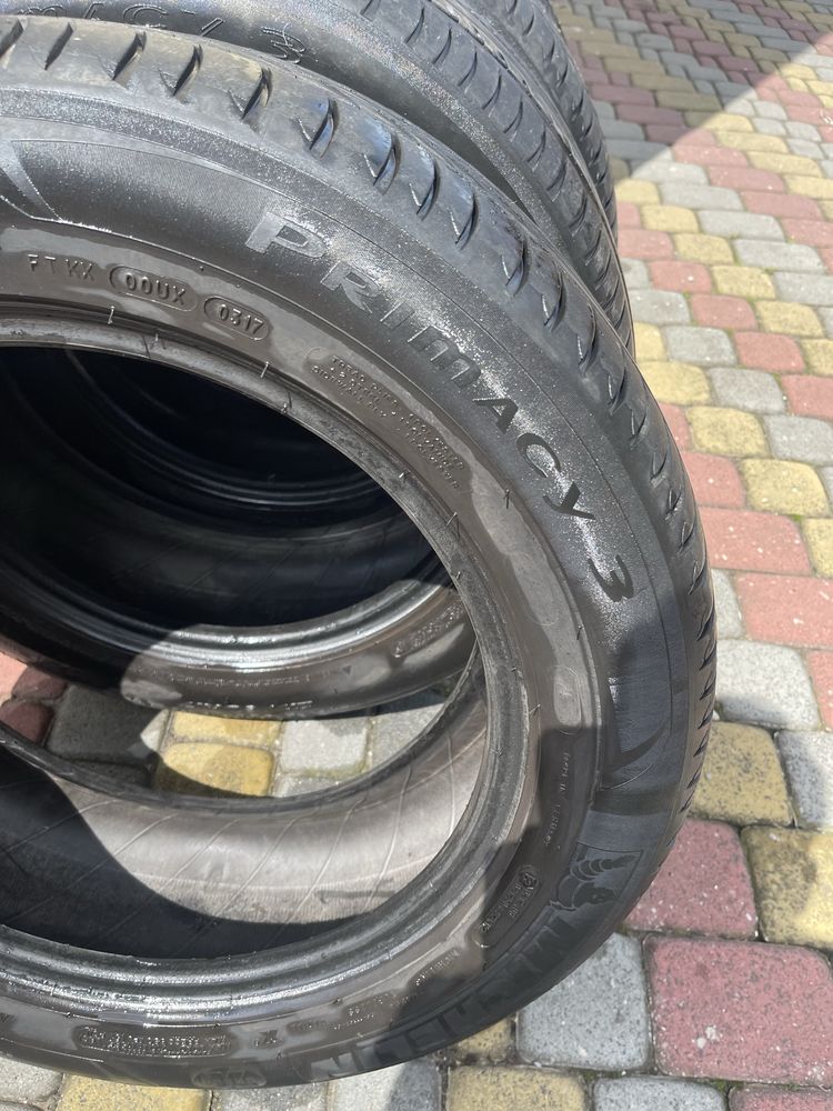 Sprzedam komplet opon uzywanych  215/60R17 Michelin primacy 3