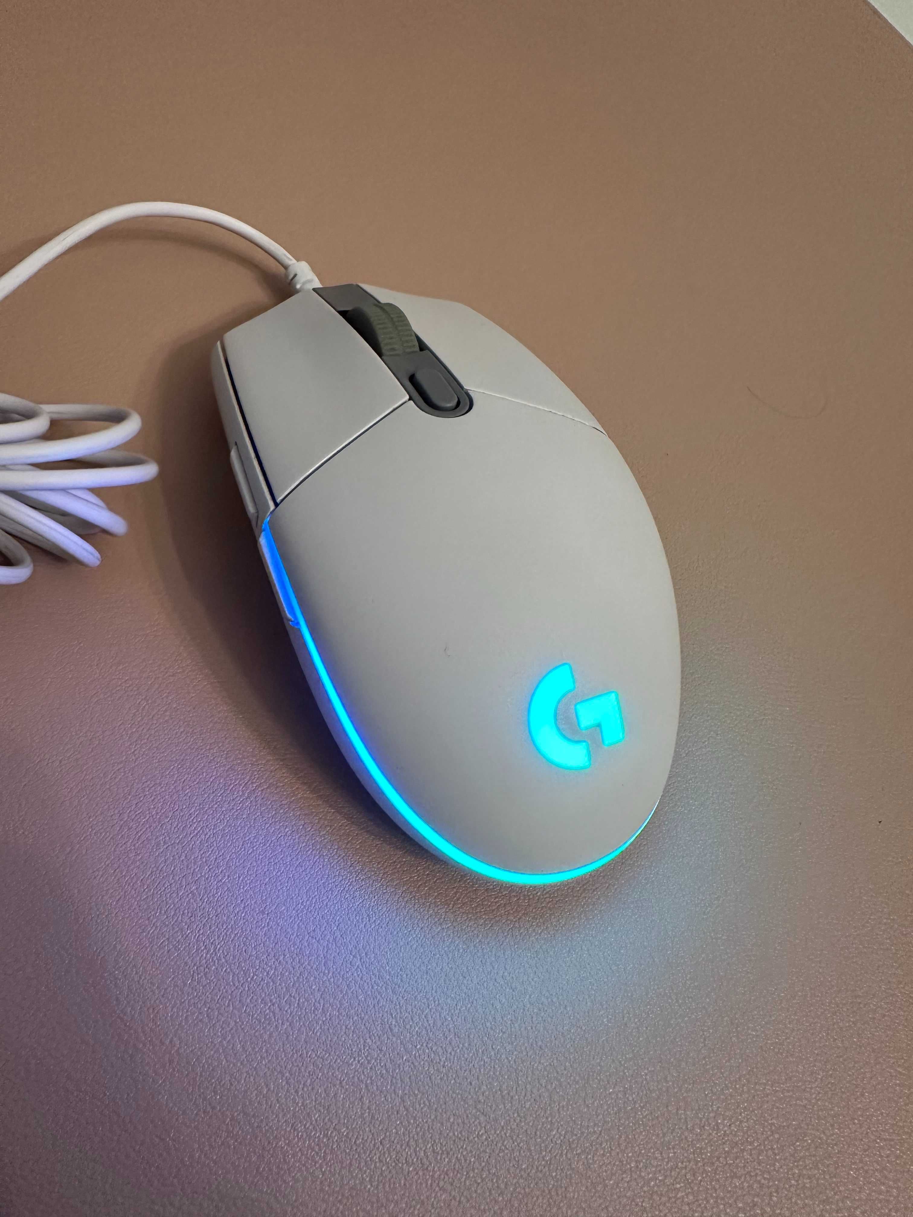 Myszka przewodowa Logitech G102 LIGHTSYNC - stan idealny!