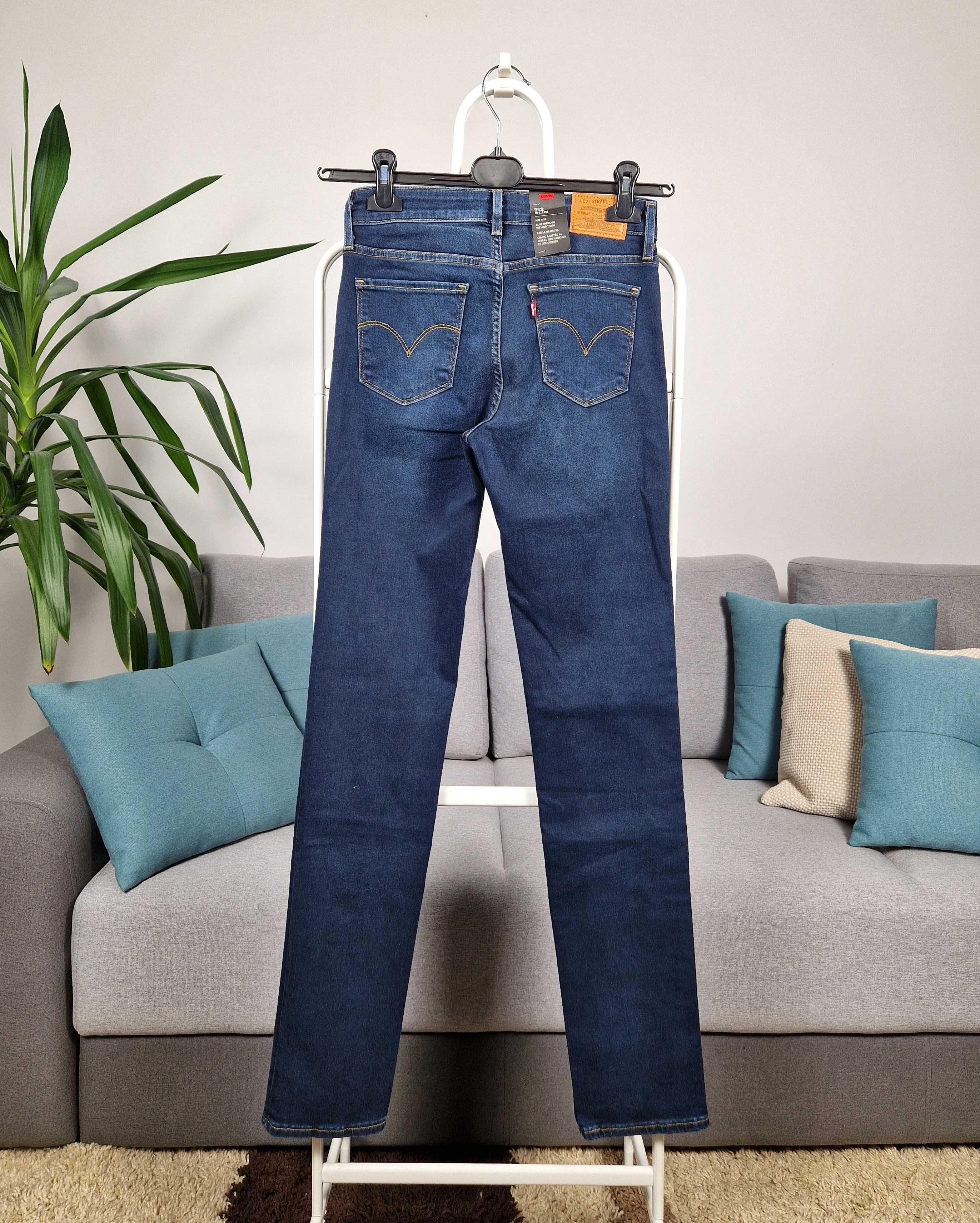 Levi's Levis 712 Mid Rise Jeans Slim Fit spodnie damskie W27 L34