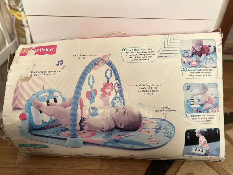 Килимок "Піаніно"  Fisher-Price.  Килимок Lindo (укр. вир-цтва)