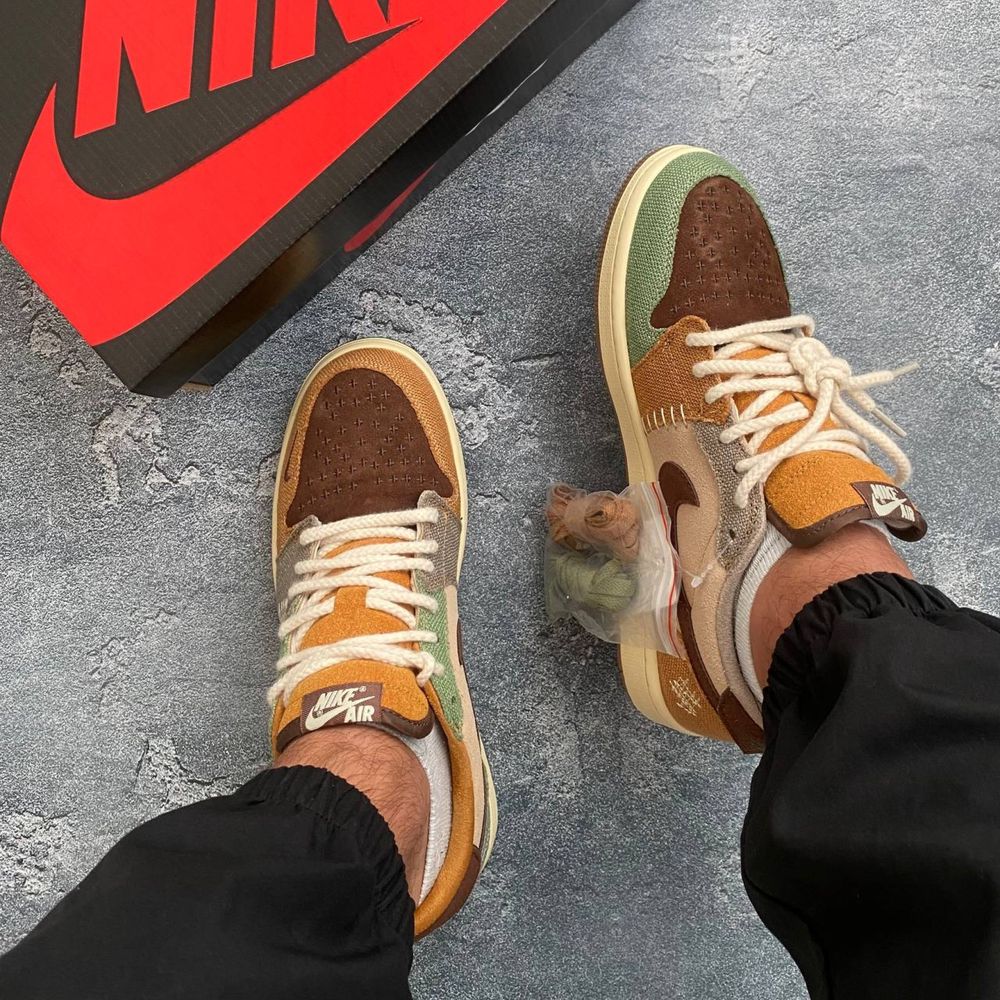 Кросівки Jordan 1 Retro Low OG Zion Williamson 'Voodoo' / найк данк