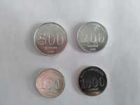 Наборы монет Англия,Индонезия, Испания, Италия,Франция