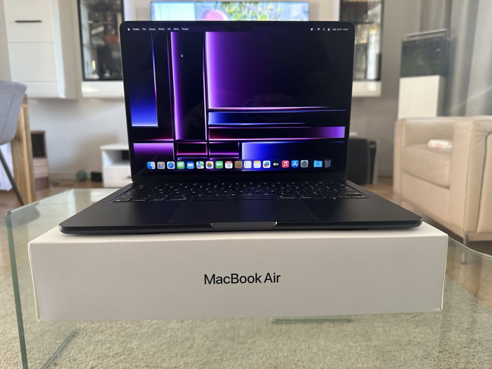 Macbook Air 13 M2 Midnight Śliczny