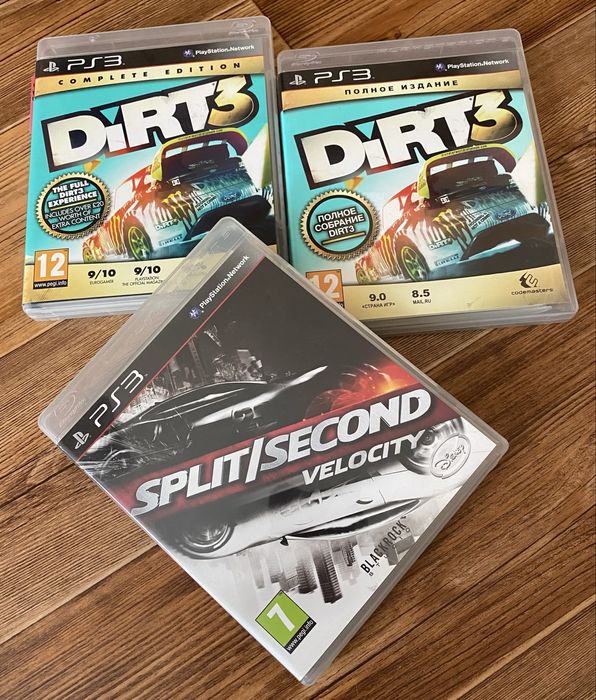 Sony PS3: Need for Speed, DiRT, Gran Turismo, MotorStorm, Sega Rally