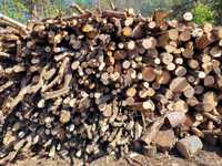 Drewno opałowe - mix - sosna, dąb, akacja, brzoza - zrąb 2023 rok