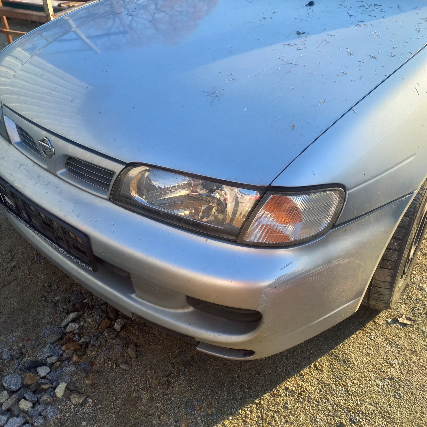 Przod nissan Almera n15 zderzak lampy grill maska błotniki kpl czesci