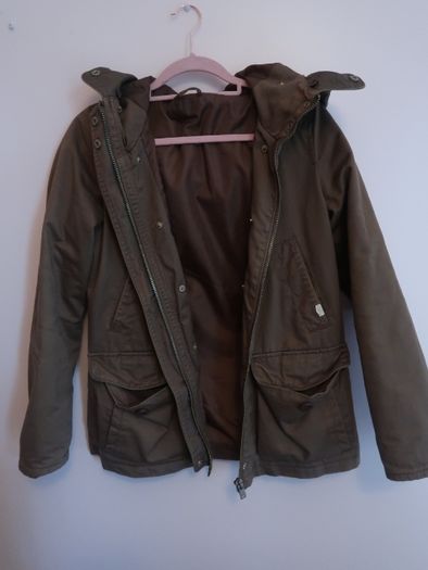 Parka de inverno com pêlo removível