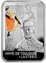 WYSPA NIUE 1 dolar / 2008 - Henri de Toulouse Lautrec