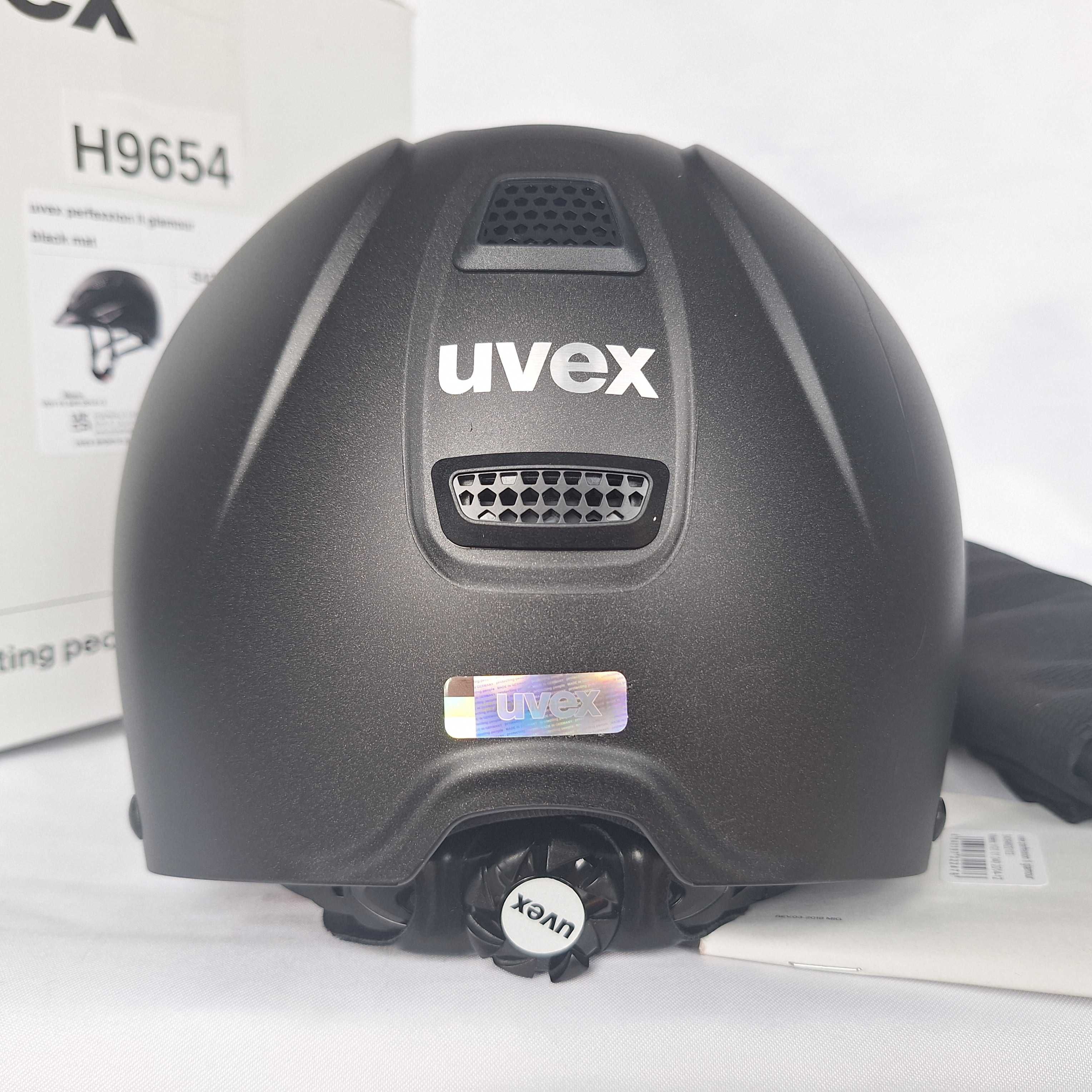 Kask jeździecki toczek Uvex Perfexxion II Glamour Black XXS-S 52-55cm
