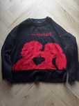 Свитер heritage black red