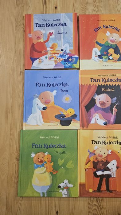 Zestaw 6 nowych książeczek dla dziecka Pan Kuleczka