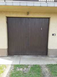 Drzwi zewnętrzne garażowe drewniane z ościeżnicą