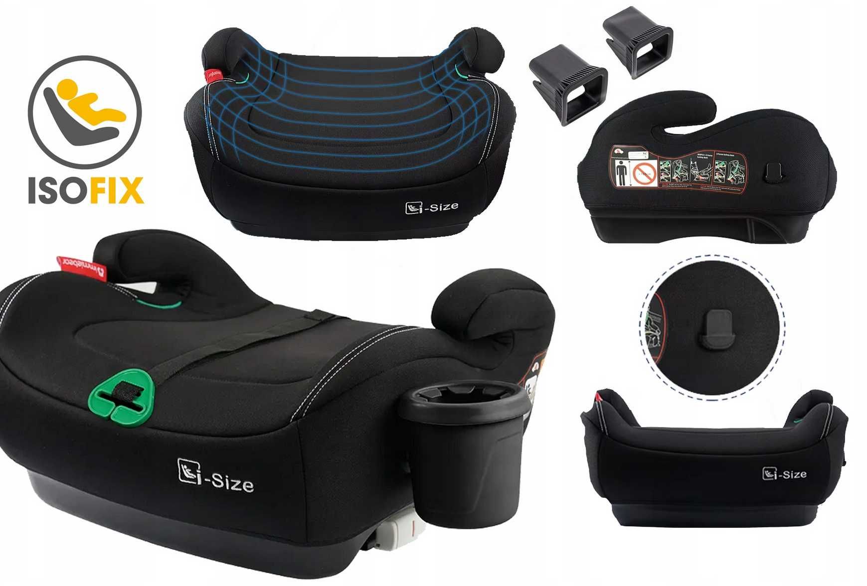 FOTELIK SAMOCHODOWY ISprint Podkładka Siedzisko Z ISOFIX 125-150 CM