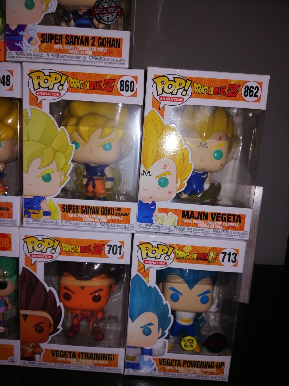 Funko pop dragonball goku vegeta dragon ball