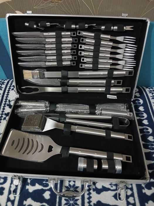 Набір для барбекю zepter в алюмінієвому кейсі -33 предмети